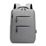 Laptop backpack No brand BP-03, 15.6", Γκρί - 45289