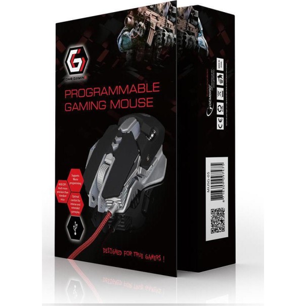 GEMBIRD MUSG-05 PROGRAMMABLE GAMING MOUSE