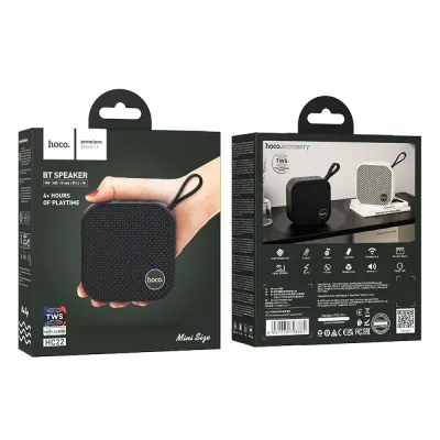 Hoco HC22 Φορητό Ηχείο Wireless Auspicious Sports BT 5.2 1200mAh 5W με FM, TF card, USB, AUX Μαύρο