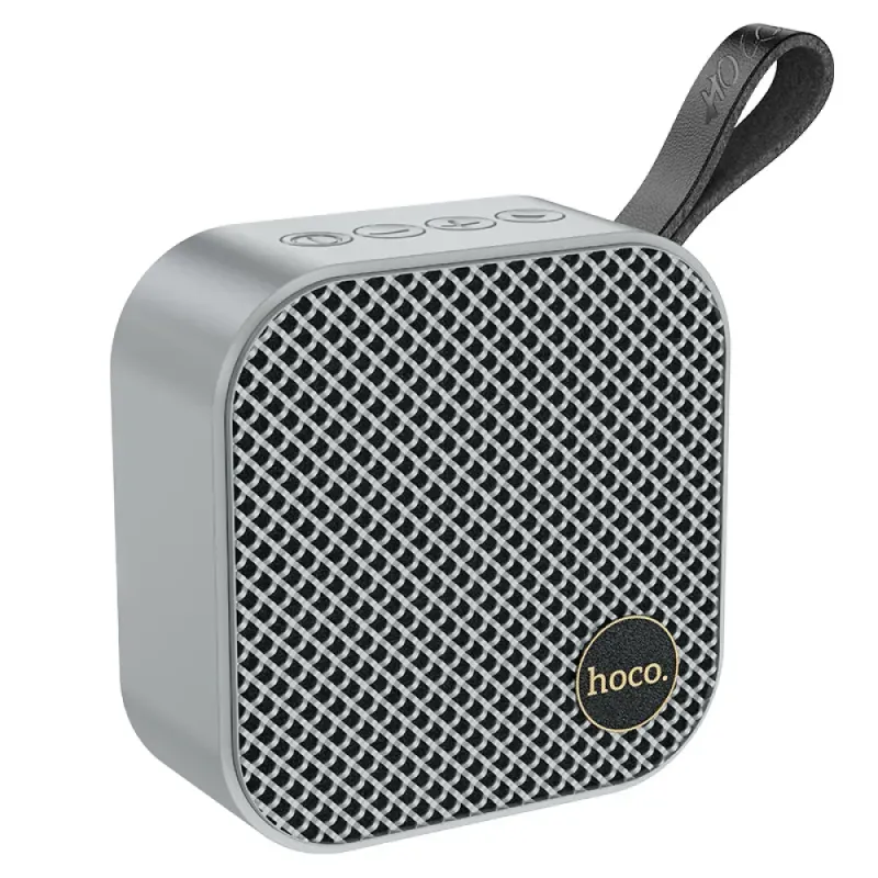 Hoco HC22 Φορητό Ηχείο Wireless Auspicious Sports BT 5.2 1200mAh 5W με FM, TF card, USB, AUX Γκρι