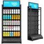 Stand Hoco HN12 Επιδαπέδιο Σιδερένιο Γκρι (80x30x176 cm) 40 Γάντζων