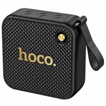 Hoco HT1 Φορητό Ηχείο Wireless Marquis v5.4 TWS 8W 1500mAh FM MicroSD USB AUX Μαύρο