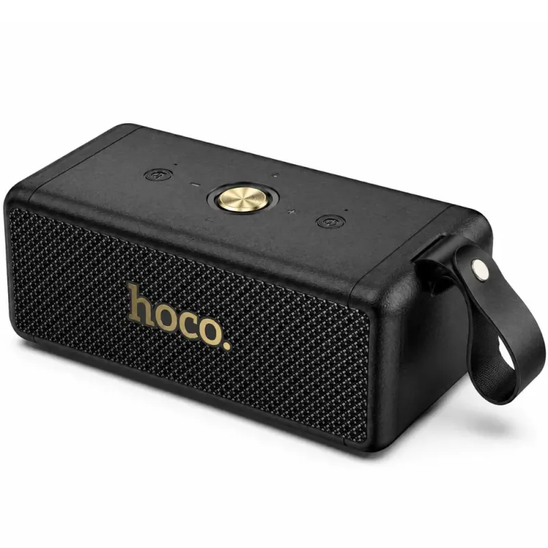 Hoco HT1 Pro Φορητό Ηχείο Wireless Marquis v5.4 TWS 16W 2400mAh FM MicroSD USB AUX Μαύρο