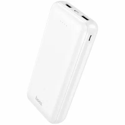 Hoco J153A Power Bank Stability 10W 20000mAh 2xUSB-A 1xUSB-C 1xMicroUSB και LED Ένδειξη Μπαταρίας Λευκό
