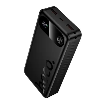 Hoco J154A Power Bank Victorious 20000mAh 1xUSB-C PD20W 2xUSB-A 22.5W και LED Ένδειξη Μπαταρίας Μαύρο