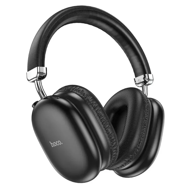 Hoco W35 Max Wireless Ακουστικά Stereo Joy V5.3 800mAh με υποδοχή Micro SD και AUX Μαύρα