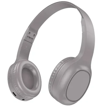 Hoco W46 Wireless Ακουστικά Stereo Charm V5.3 200mAh AUX Καφέ