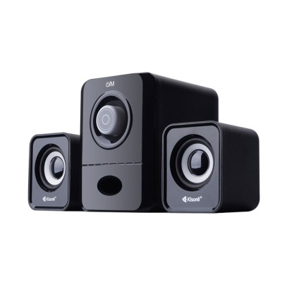 Kisonli U-2900 Speakers 5W+2x3W, USB, Black - 22153