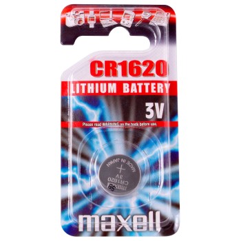 MAXELL LITHIUM BATTERY CR1620 3V 1BL