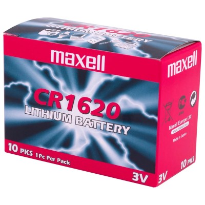 MAXELL LITHIUM BATTERY CR1620 3V 1BL