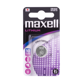 MAXELL LITHIUM BATTERY CR1632 3V 1BL