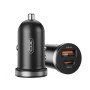 XO CC56 car charger 12V 30W, USB-A + USB-C, black 