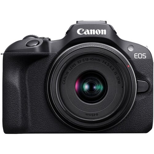 Canon EOS R100 Kit RF-S 18-45mm f/4.5-6.3 IS STM Lens (+ Cashback 80€)