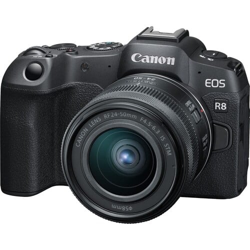 Canon EOS R8 Kit With 24-50mm f/4.5-6.3 IS STM (+ Cashback 150€)