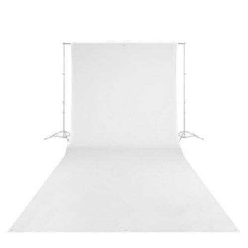 E-Image MB36-WHITE – Λευκό Υφασμάτινο Φόντο Μουσελίνας 3x6m