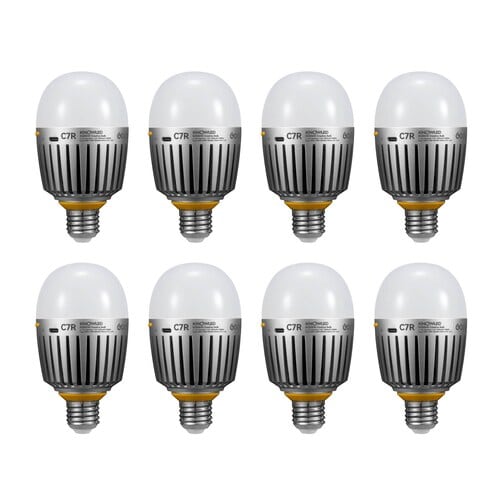 Godox C7R-K8 – KNOWLED RGBWW Λάμπα Ε27 (8-Light Kit)