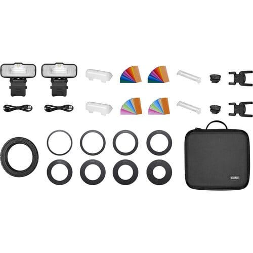 Godox MF12-K2 TTL Macro Flash 2-Light Kit