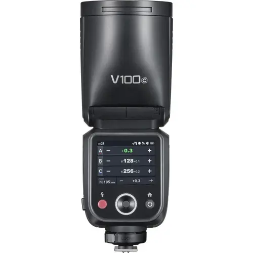 Godox V 100 N – Round Head TTL Flash για Nikon μηχανές με μπαταρία λιθίου