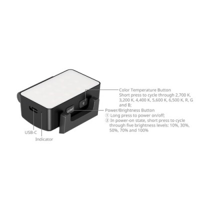SmallRig 5745 - Full color RGB LED Video Light για DJI Osmo Pocket 3