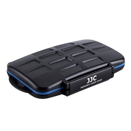 JJC MC-ST16 Water Resistant Memory Card Case (Fits 8 x SD + 8 x Micro SD Cards)