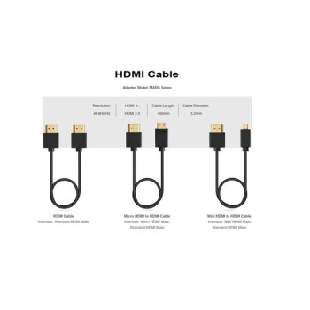 Hollyland F2FULL – Καλώδιο 40cm Full HDMI to Full HDMI (Version 2.0)
