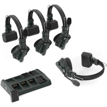 Hollyland Solidcom C1-4S – 4πλό σύστημα ασύρματων ακουστικών ενδοεπικοινωνίας Full-duplex
