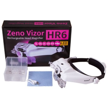 ΦΑΚΟΣ ΜΕΓΕΘΥΝΤΙΚΟΣ ΚΑΣΚΑ ZENO VIZOR HR6 LED ΕΠΑΝΑΦΟΡΤΙΖΟΜΕΝΟΣ