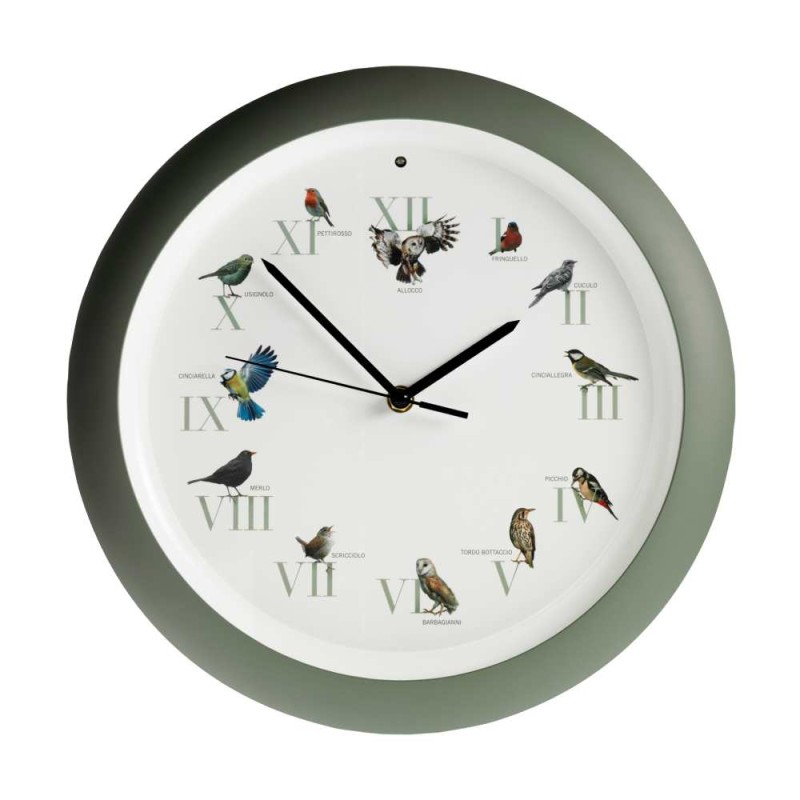 CLOCK BIRD GREEN, 8