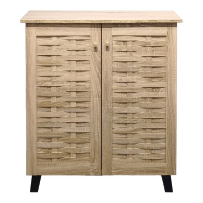 Παπουτσοθήκη-ντουλάπι Mantam pakoworld 12 ζεύγων sonoma 78x34x87εκ