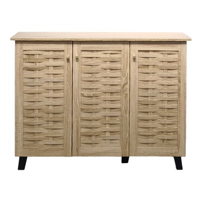 Παπουτσοθήκη-ντουλάπι Mantam pakoworld 16 ζεύγων sonoma 115.5x34x87εκ
