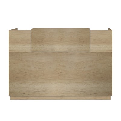 Γραφείο reception Lotus pakoworld σε χρώμα φυσικό 180x70x110εκ