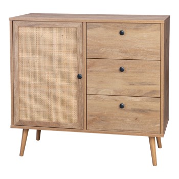 Μπουφές Oslo pakoworld σε sonoma απόχρωση 85x39x79εκ