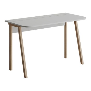 Γραφείο Malia pakoworld σε λευκή-φυσική απόχρωση 120x60.5x75εκ