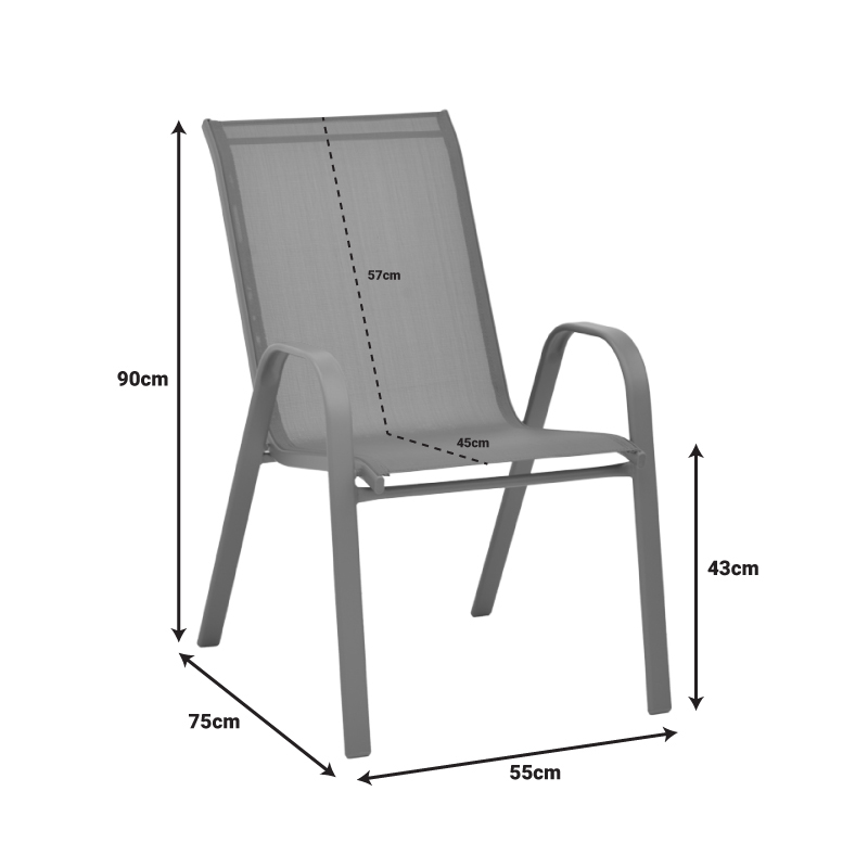 Τραπεζαρία Vergo-Calan pakoworld 3τεμ λευκό μέταλλο Φ60x70εκ