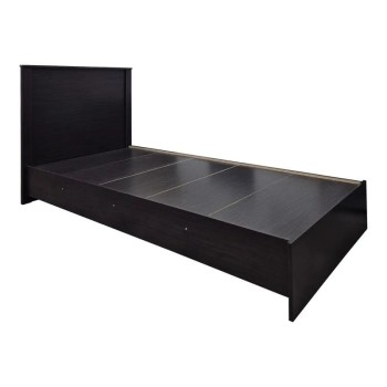 Κρεβάτι με στρώμα Athos-Perfecto pakoworld wenge 90x190εκ