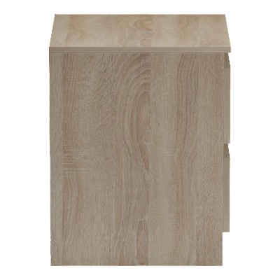 Κομοδίνο Verena pakoworld sonoma-ανθρακί 40x40x50εκ