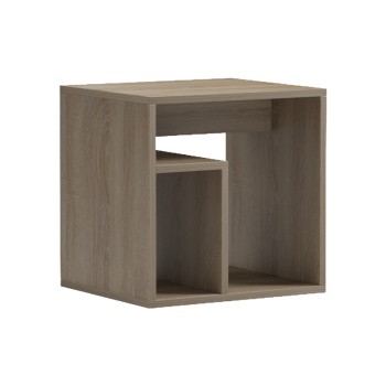 Βοηθητικό τραπέζι Doublo pakoworld sonoma 40x35x40εκ