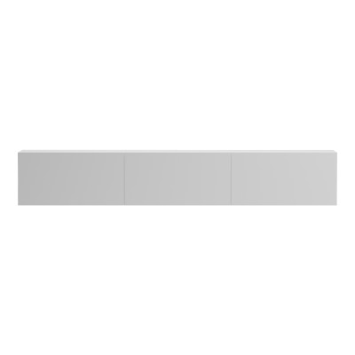 Έπιπλο τηλεόρασης επιτοίχιο με Led Rival pakoworld λευκό 180x35x30εκ