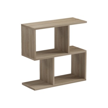 Βοηθητικό τραπέζι-βιβλιοθήκη Wesmol pakoworld sonoma 50x20x50εκ