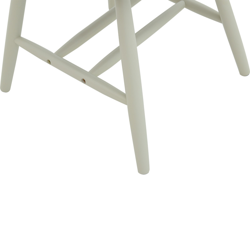 Καρέκλα Larus pakoworld φυσικό ξύλo rubberwood ανθρακί-λευκό 50x49x90εκ. | 2 τμχ