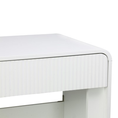 Κονσόλα Zeplen pakoworld λευκό mdf 110x38x75εκ