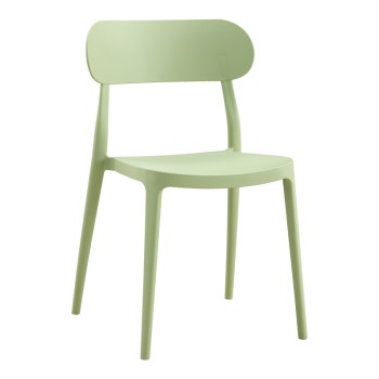Καρέκλα Amvroan στοιβαζόμενη pakoworld με UV protection pp μέντα 51x49x79.5εκ