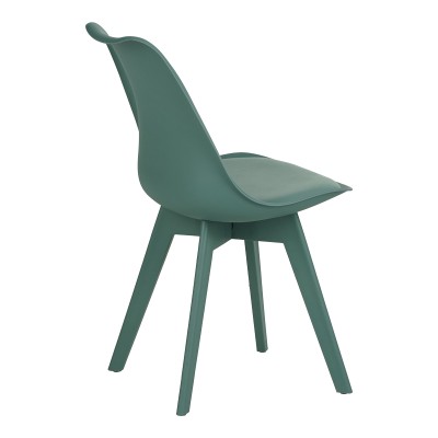 Καρέκλα Gaston I pakoworld PP-PU σε μέντα απόχρωση 48.5x53.5x81.5εκ