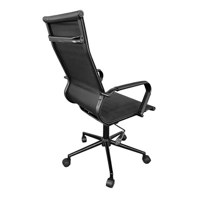 Καρέκλα γραφείου διευθυντή Valter pakoworld pu μαύρο 55.5x58x108εκ