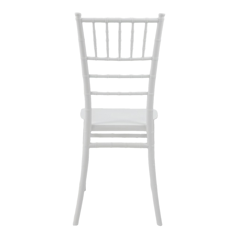 Καρέκλα Tiffany Ι pakoworld pp σε λευκή απόχρωση 38.5x46.5x87εκ