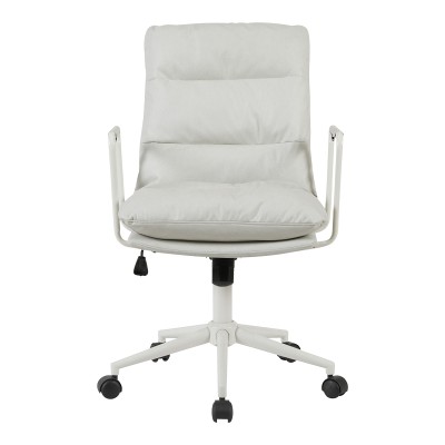 Καρέκλα γραφείου διευθυντη Kreno pakoworld PES γκρι 56x67x89-97εκ