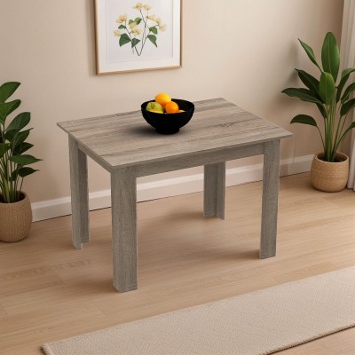 Τραπέζι Manka pakoworld σε sonoma truffle απόχρωση 110x80x77εκ