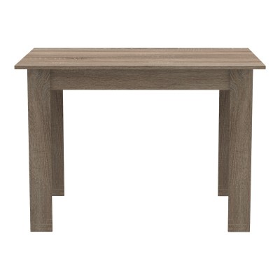 Τραπέζι Manka pakoworld σε sonoma truffle απόχρωση 110x80x77εκ