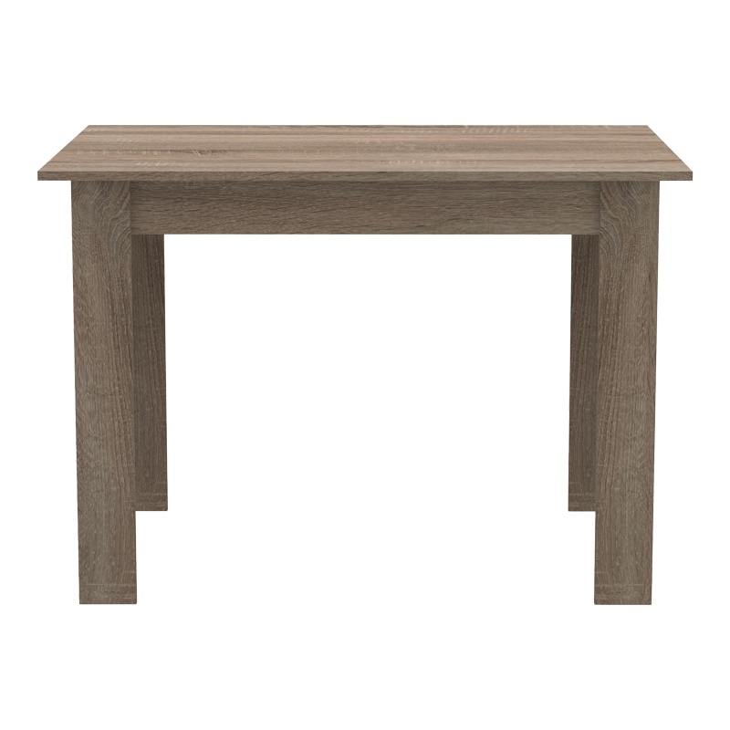 Τραπέζι Manka pakoworld σε sonoma truffle απόχρωση 110x80x77εκ