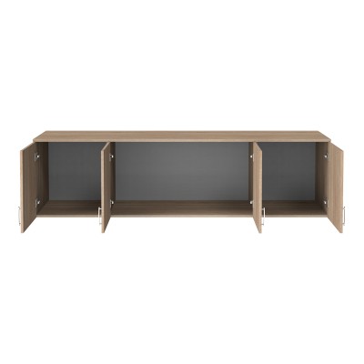 Πατάρι ντουλάπας Royal pakoworld τετράφυλλο sonoma 200x58x53εκ
